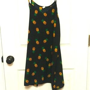 Spaghetti Strap Pineapple Dress